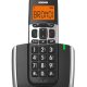 Brondi Bravo Platinum Telefono DECT Nero, Argento 2