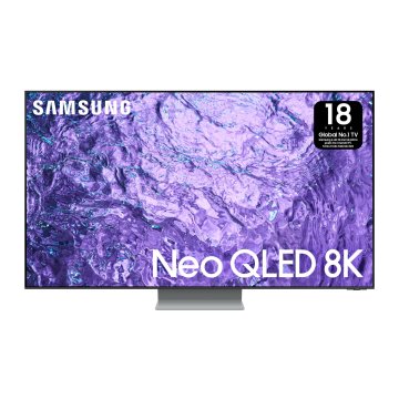 Samsung Series 7 TV QE55QN700CTXZT Neo QLED 8K, Smart TV 55" Processore Neural Quantum 8K Lite, Dolby Atmos e OTS Lite, Titan Nero 2023