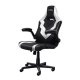 Trust GXT 703W RIYE Sedia per gaming universale Nero, Bianco 3