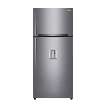 LG GTF744PZPED Frigorifero doppia porta, Classe E, 509L, Wi-Fi, Dispenser acqua, Inox