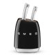 Smeg Ceppo con coltelli 50's Style - Nero LUCIDO - KBSF02BL 2