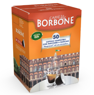 Caffè Borbone Capsule per Nespresso Miscela Dek 50 pz