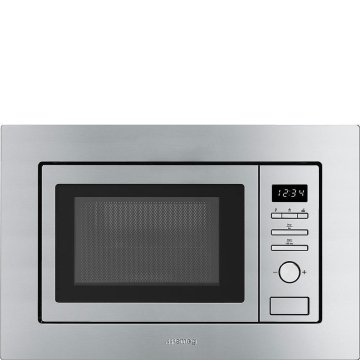 Smeg FMI020X forno a microonde Da incasso Microonde con grill 20 L 800 W Acciaio inox