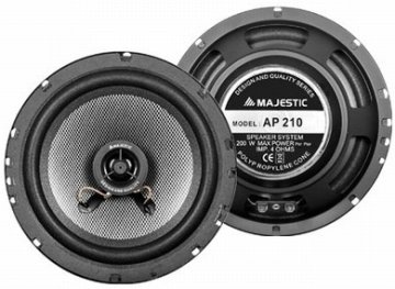 New Majestic AP-210 altoparlante auto Ovale 1-via 200 W