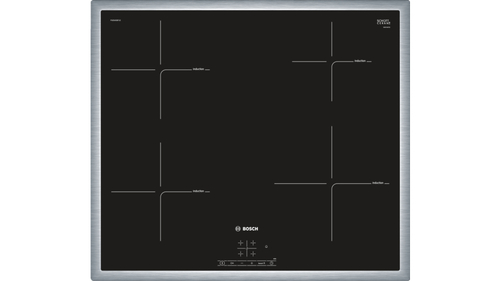 PIB679F17E - Bosch PIB679F17E piano cottura Argento Da incasso Piano  cottura a induzione 4 Fornello(i) - Piani cottura a gas a Roma -  Radionovelli
