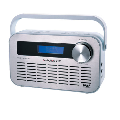 New Majestic DAB-843W radio Portatile Digitale Argento in offerta s