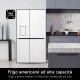 LG GSLC40PYPE Frigo Syde-by-Side, Classe E, 638L, Porte piatte, Dispenser con allaccio, Linear Cooling, Prime Silver 4