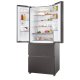 Haier HFR3718ENMD frigorifero side-by-side Libera installazione 402 L E Acciaio inox 10