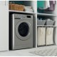 Indesit BDE 86436X S UK N lavasciuga Libera installazione Caricamento frontale Argento D 6