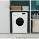 Indesit BDE 96436X W UK N lavasciuga Libera installazione Caricamento frontale Bianco D 9