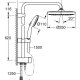 GROHE Vitalio Start System 250 sistema di doccia Cromo 6