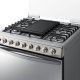 Samsung NX52T5412MS Cucina Gas Specchio, Acciaio 12