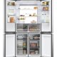 Haier Cube 90 Serie 7 HCR79F19ENMM frigorifero side-by-side Libera installazione 646 L E Platino, Acciaio inox 16