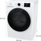 Gorenje WNFHEI14ADPS lavatrice Caricamento frontale 10 kg 1400 Giri/min Bianco 11