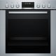 Bosch Serie 6 HEH378BS1 + NIF64RCB5E set di elettrodomestici da cucina Piano cottura a induzione Forno elettrico 3