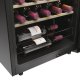 Haier Wine Bank 50 Serie 3 HWS58GGH1 Libera installazione Nero 58 bottiglia/bottiglie 17