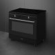 Smeg Concert CX91IMBL cucina Cucina freestanding Elettrico Piano cottura a induzione Nero A 3