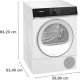 Siemens iQ500 WQ45H2B90 asciugatrice Libera installazione Caricamento frontale 9 kg A+++ Bianco 3