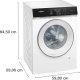 Siemens iQ500 WG44H2M90 lavatrice Caricamento frontale 9 kg 1400 Giri/min Bianco 3