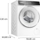 Bosch Serie 8 WGB256091 lavatrice Caricamento frontale 10 kg 1600 Giri/min Bianco 6