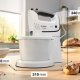 Bosch MFQ37490 Sbattitore ErgoMixx 750 W Bianco, grigio 4