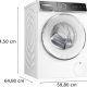 Bosch Serie 8 WGB244090 lavatrice Caricamento frontale 9 kg 1400 Giri/min Bianco 6