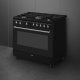 Smeg Concert CX91GMBL cucina Cucina freestanding Elettrico Gas Nero 5