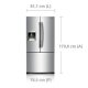 Samsung RF67VBPN frigorifero side-by-side Libera installazione Platino, Acciaio inossidabile 5