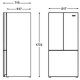 Samsung RF62UBRS frigorifero side-by-side Libera installazione 511 L Acciaio inossidabile 6