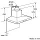 Siemens LC96WA530 cappa aspirante Cappa aspirante a parete Acciaio inossidabile 450 m³/h 4