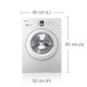 Samsung WF1700NHW lavatrice Caricamento frontale 7 kg 1000 Giri/min Bianco 3