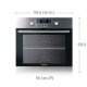 Samsung BT621FSBTL forno 65 L A+++ Nero, Acciaio inox 4