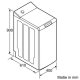 Bosch WOR20155 lavatrice Caricamento dall'alto 6 kg 1000 Giri/min Bianco 4