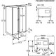 Electrolux EAL6143WOX frigorifero side-by-side Libera installazione 538 L Acciaio inossidabile 3
