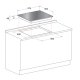 Hotpoint KRB 640 X piano cottura Nero Da incasso Piano cottura a induzione 4 Fornello(i) 3