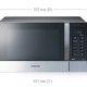 Samsung MW89MST forno a microonde 23 L 850 W Argento 3