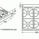 Bosch NGU1121DN piano cottura Bianco Da incasso Gas 4 Fornello(i) 3