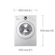 Samsung WF8604NHWG lavatrice Caricamento frontale 6 kg 1400 Giri/min Bianco 5