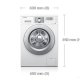 Samsung WF0714F7V lavatrice Caricamento frontale 7 kg 1400 Giri/min Argento, Bianco 3