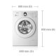 Samsung WF1704YSW lavatrice Caricamento frontale 7 kg 1400 Giri/min Bianco 3
