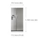 Samsung RSH7UNRS frigorifero side-by-side Libera installazione 535 L Acciaio inossidabile 3