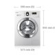 Samsung WF8604FEC lavatrice Caricamento frontale 6 kg 1400 Giri/min Bianco 3