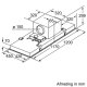 Siemens LF259RB50 cappa aspirante Integrato a soffitto Acciaio inox 850 m³/h 4