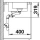 BLANCO Median 6 S-IF Lavandino da cucina top-mount 4