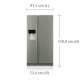 Samsung RSA-1UHMG frigorifero side-by-side Libera installazione 501 L Grafite 4