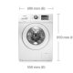 Samsung WF700Y4BKWQ lavatrice Caricamento frontale 7 kg 1400 Giri/min Bianco 5