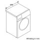 Siemens IQ800 lavatrice Caricamento frontale 8 kg 1600 Giri/min Bianco 4