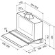 Elica Glide IX A/90 Semintegrato (semincassato) Acciaio inox 630 m³/h 4