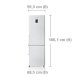 Samsung RL40UGSW Libera installazione 300 L Bianco 4