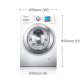 Samsung WF1124XAC lavatrice Caricamento frontale 12 kg 1400 Giri/min Bianco 3